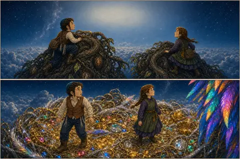 Illustration from Book 1, Moishy Explores the Black Forest