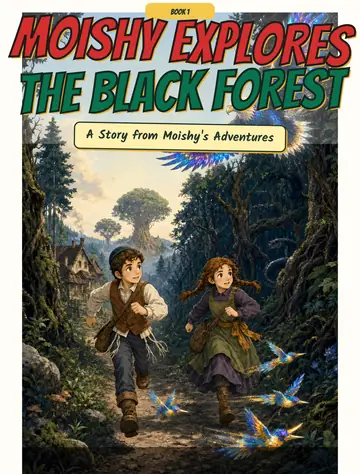 Cover of Book 1, Moishy Explores the Black Forest