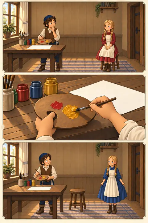 Illustration from Book 4, The Picture That Would Not Sit Still