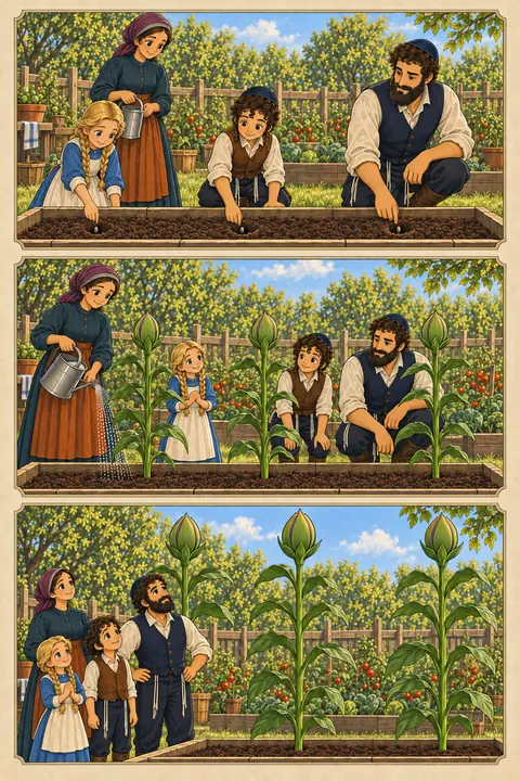 Illustration from Book 6, The Seeds from the Black Forest