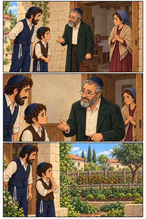 Illustration from Book 6, The Seeds from the Black Forest