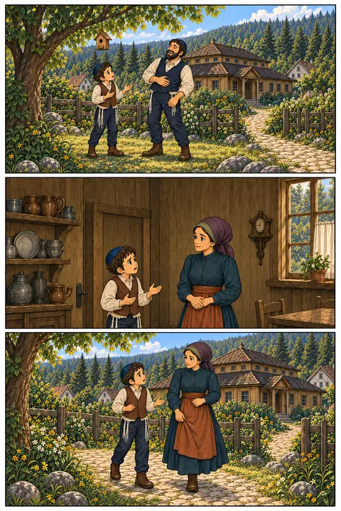 Illustration from Book 11, The Village That Could Not Stop Laughing