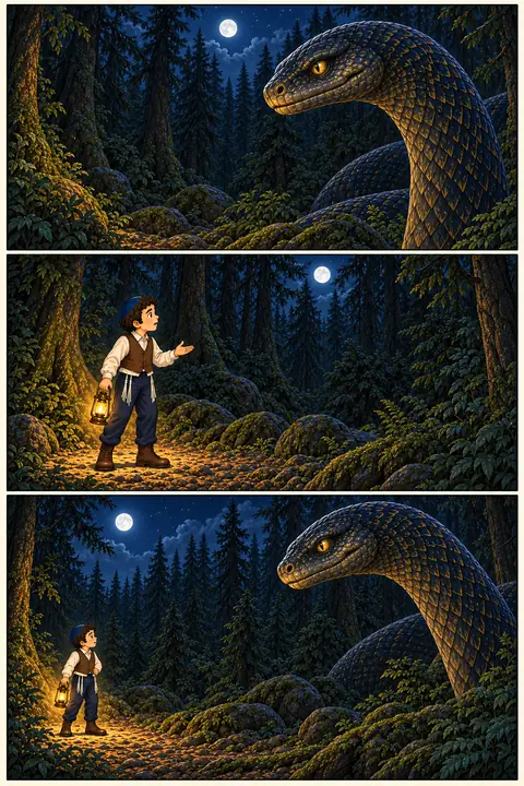 Illustration from Book 11, The Village That Could Not Stop Laughing
